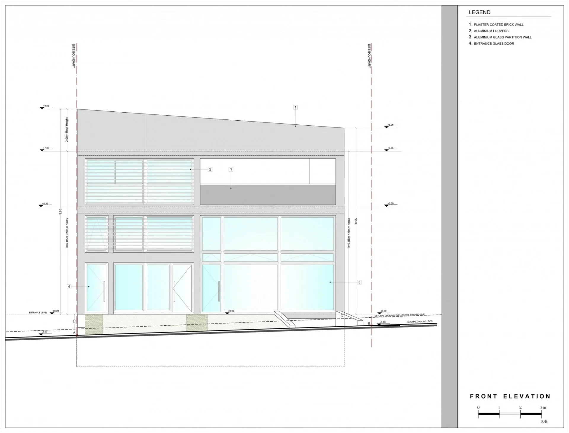 Offices & retail building with basement